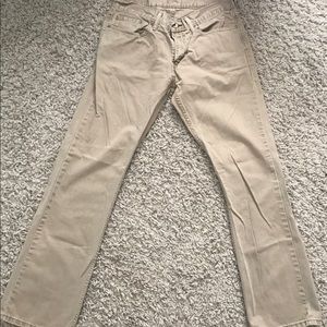 LEVI’S Men’s 514 Khaki jeans, size 32x32